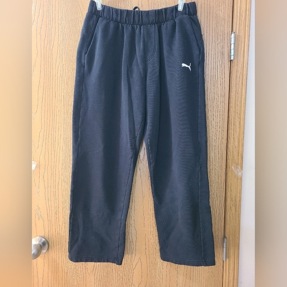 Puma Pants - Puma Bootcut Embroidered Logo Sweatpants